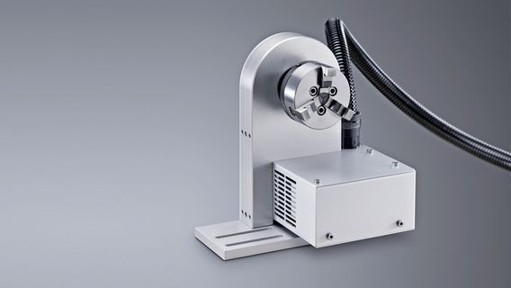 Rotary axis of the TruMark Station 5000
